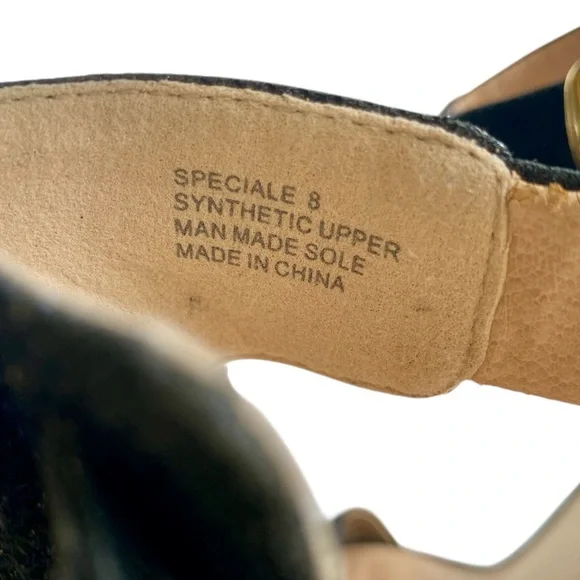 ZIGI SOHO High Heels Ankle Strap Open Toe Black Sparkle Women Size 8 - Picture 11 of 12